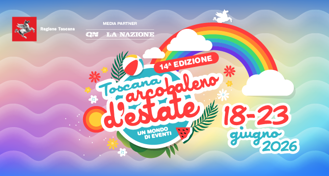 Torna Toscana Arcobaleno d’Estate, tutti gli eventi dal 18 al 23 giugno